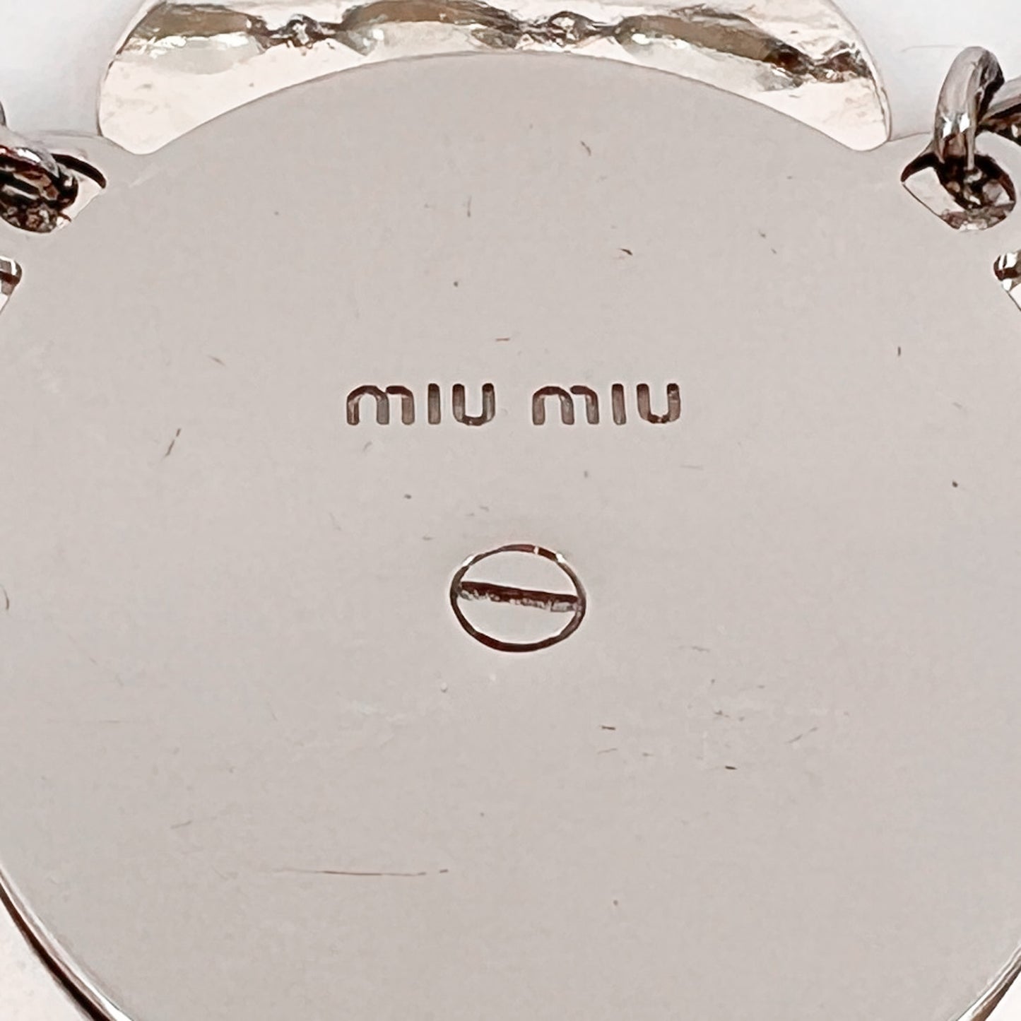 Miu Miu Rhinestone, Pale Green & Yellow Enamel Flower Statement Necklace