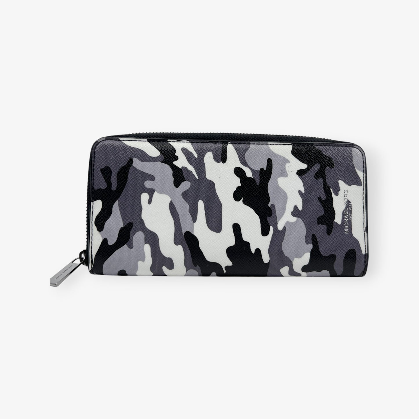 Michael Kors Kent Black & Grey Camouflage Wallet