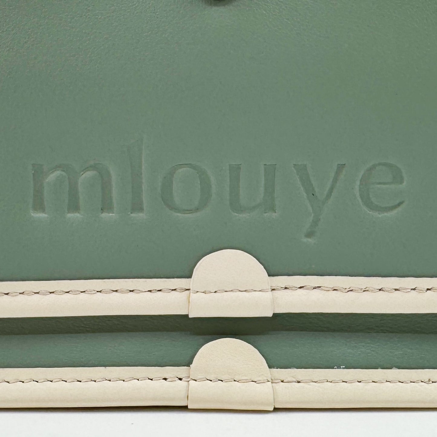 Mlouye Sage Green Pink Blue Mini Eddy Agatha Crossbody Bag