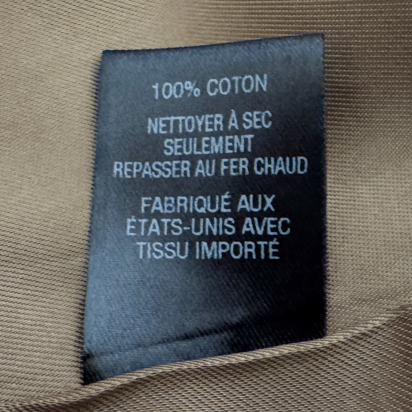 Nili Lotan Tan Brown Raw Edge Topher Trench Coat Small ~ Medium ~ AU8-10-12