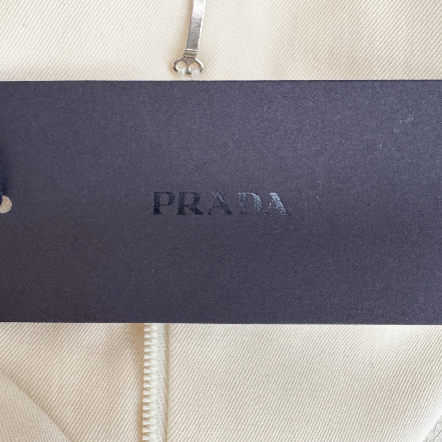 Prada Cream Lightweight Wool Gabardine Pants IT40 ~ AU8