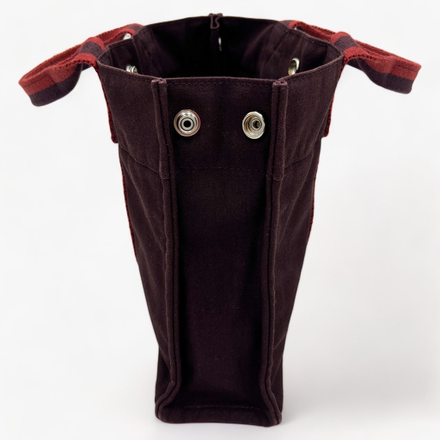 Hermes Fourre-Tout Red Canvas Mini Tote Bag