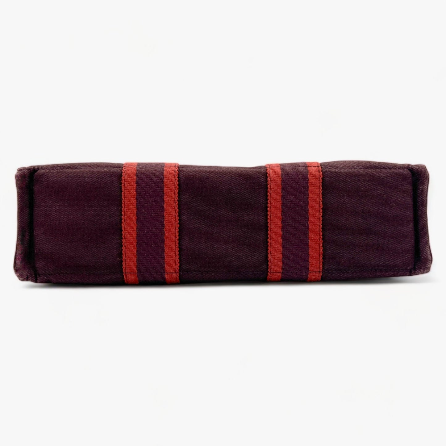 Hermes Fourre-Tout Red Canvas Mini Tote Bag