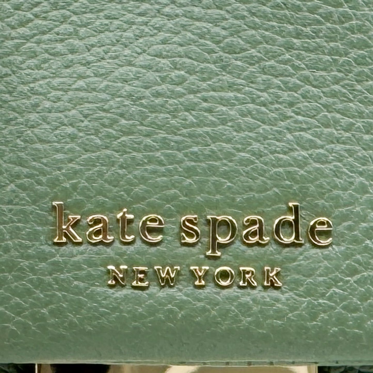 Kate Spade NY Light Olive Green Carlyle Flap Medium Shoulder Bag
