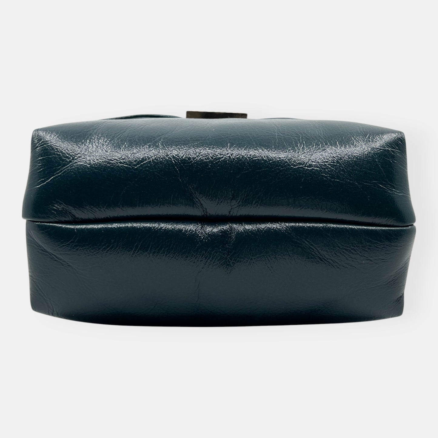 Scanlan Theodore Forest Green Leather Small Pillow Bag