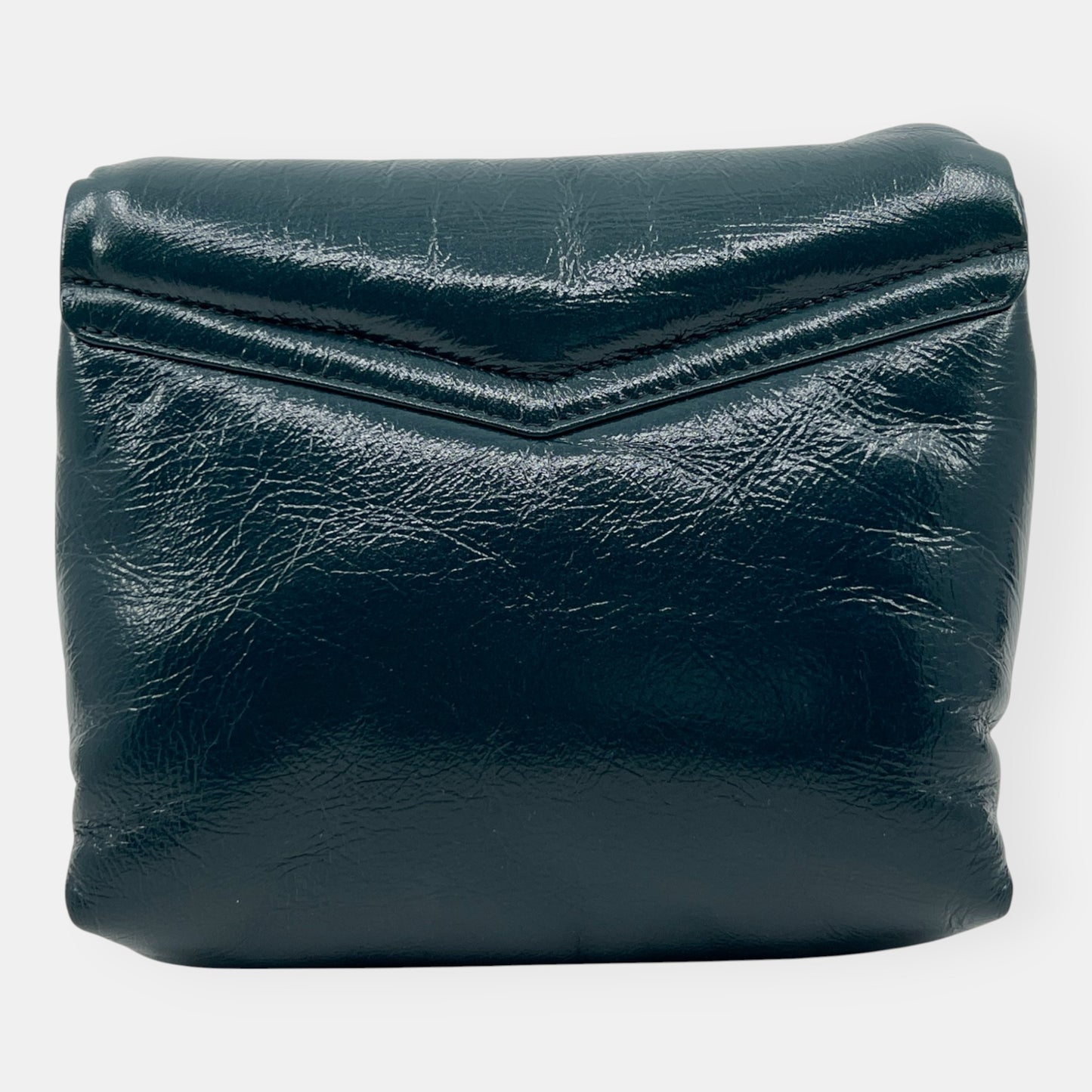 Scanlan Theodore Forest Green Leather Small Pillow Bag
