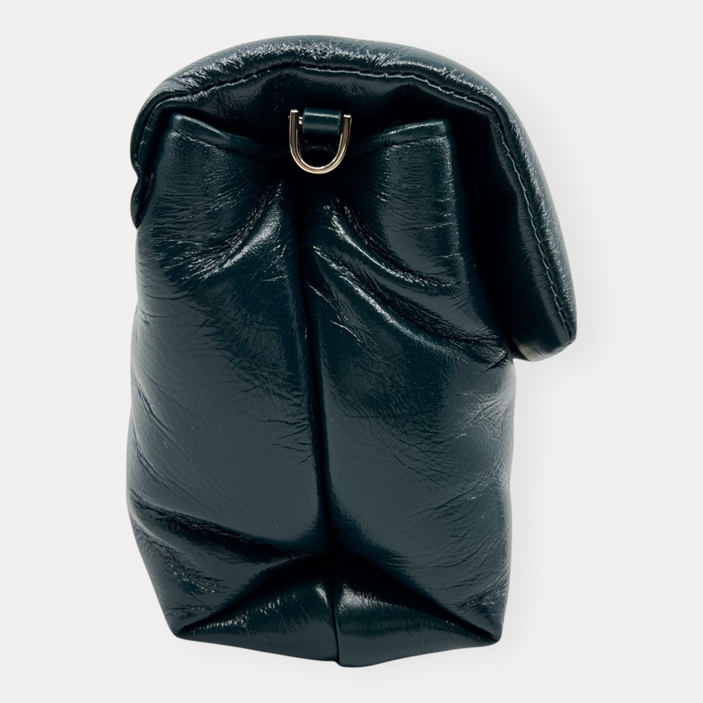 Scanlan Theodore Forest Green Leather Small Pillow Bag