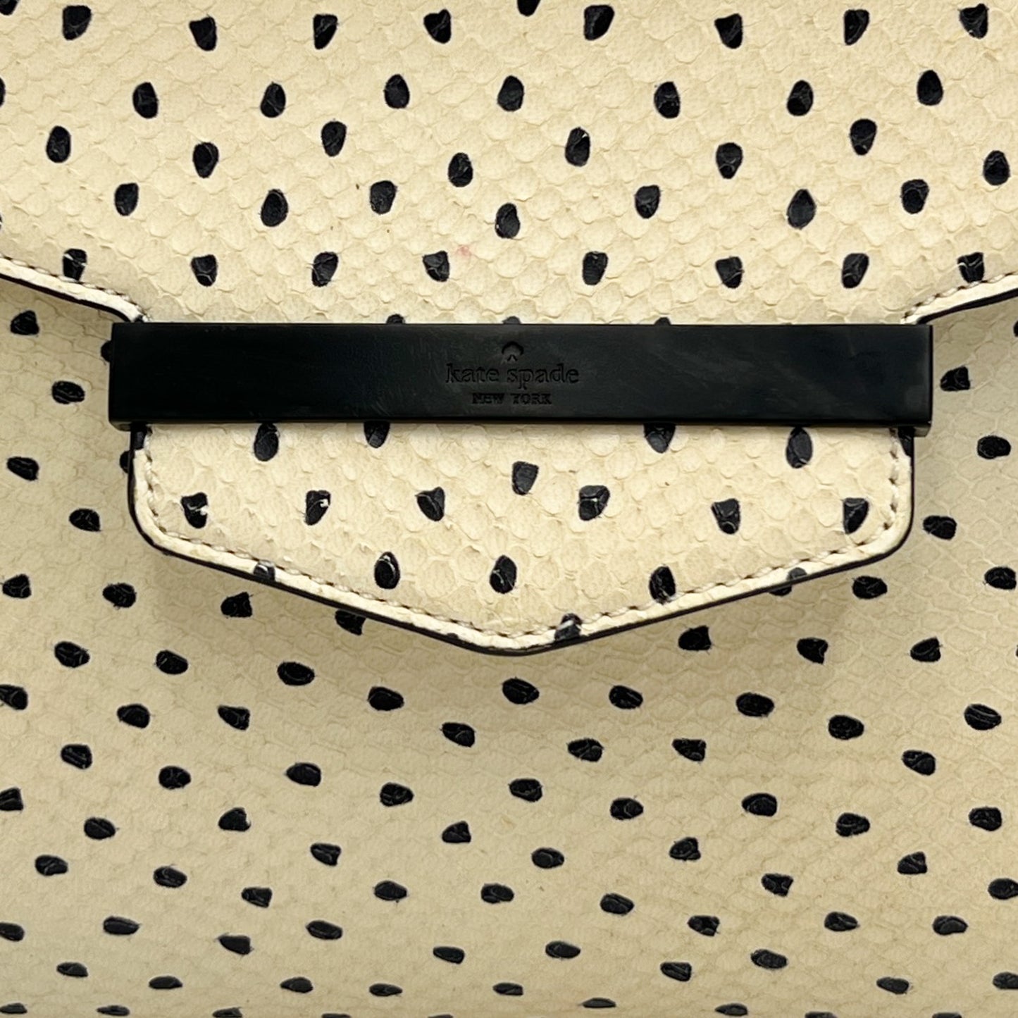 Kate Spade NY Flamingo Dot Cream Marra Leather Handbag