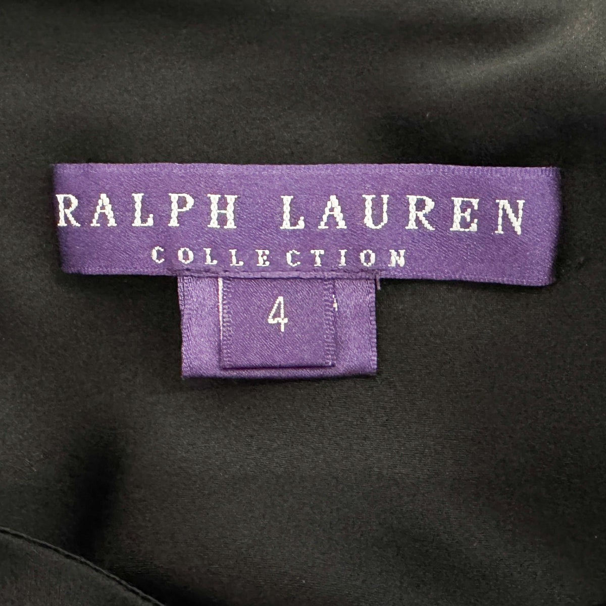 Ralph Lauren Collection Black Silk Satin Maxi Skirt US4 ~ AU8