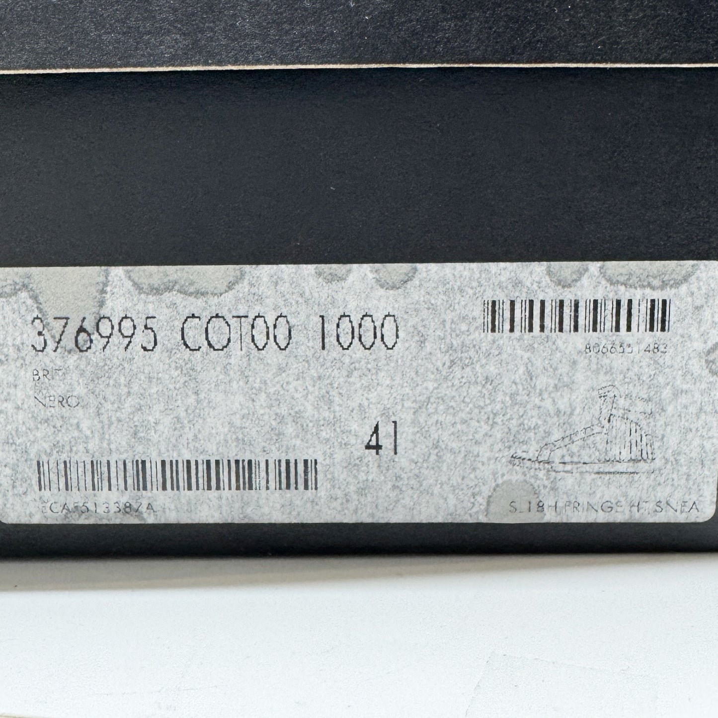 Saint Laurent Black Leather Fringed High Top Sneakers M8 ~ W10 ~ EU41