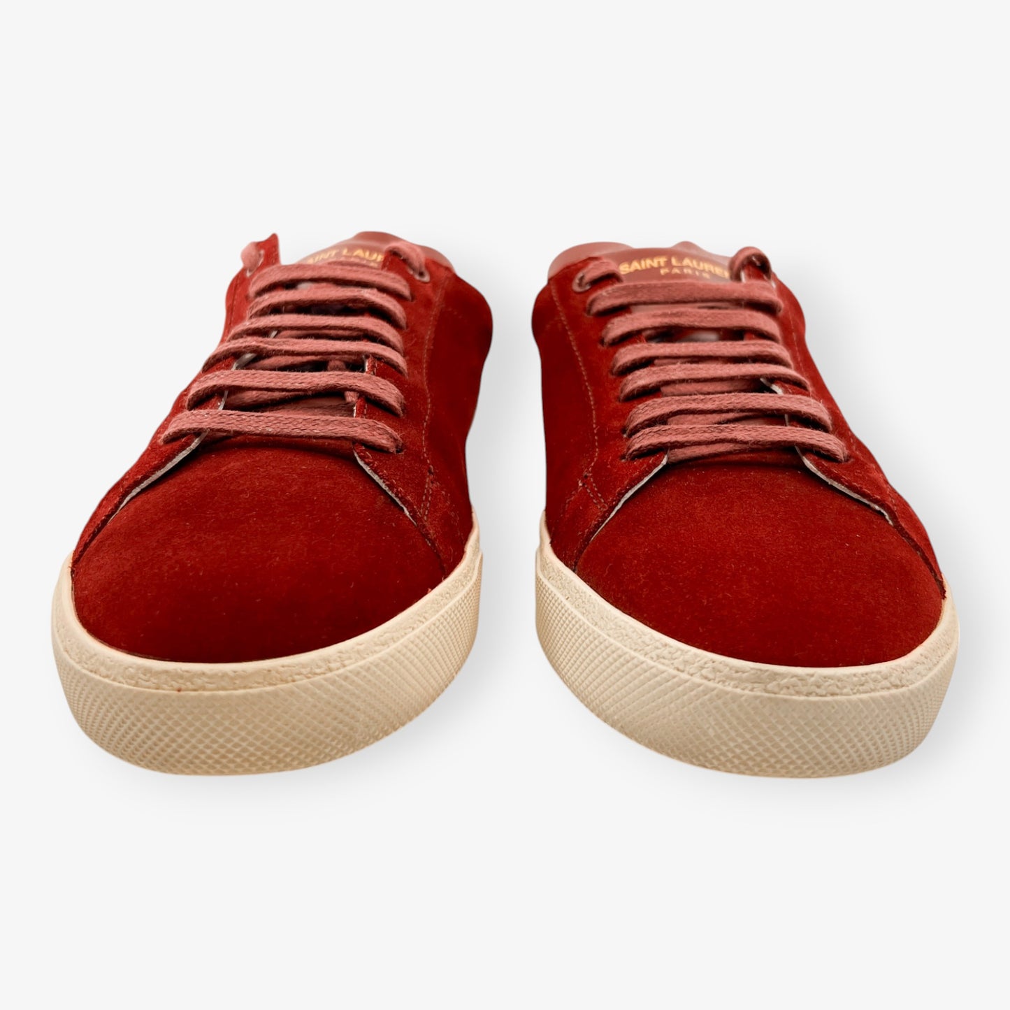 Saint Laurent Claret Red Nubuck Sneakers EU39 ~ AU8