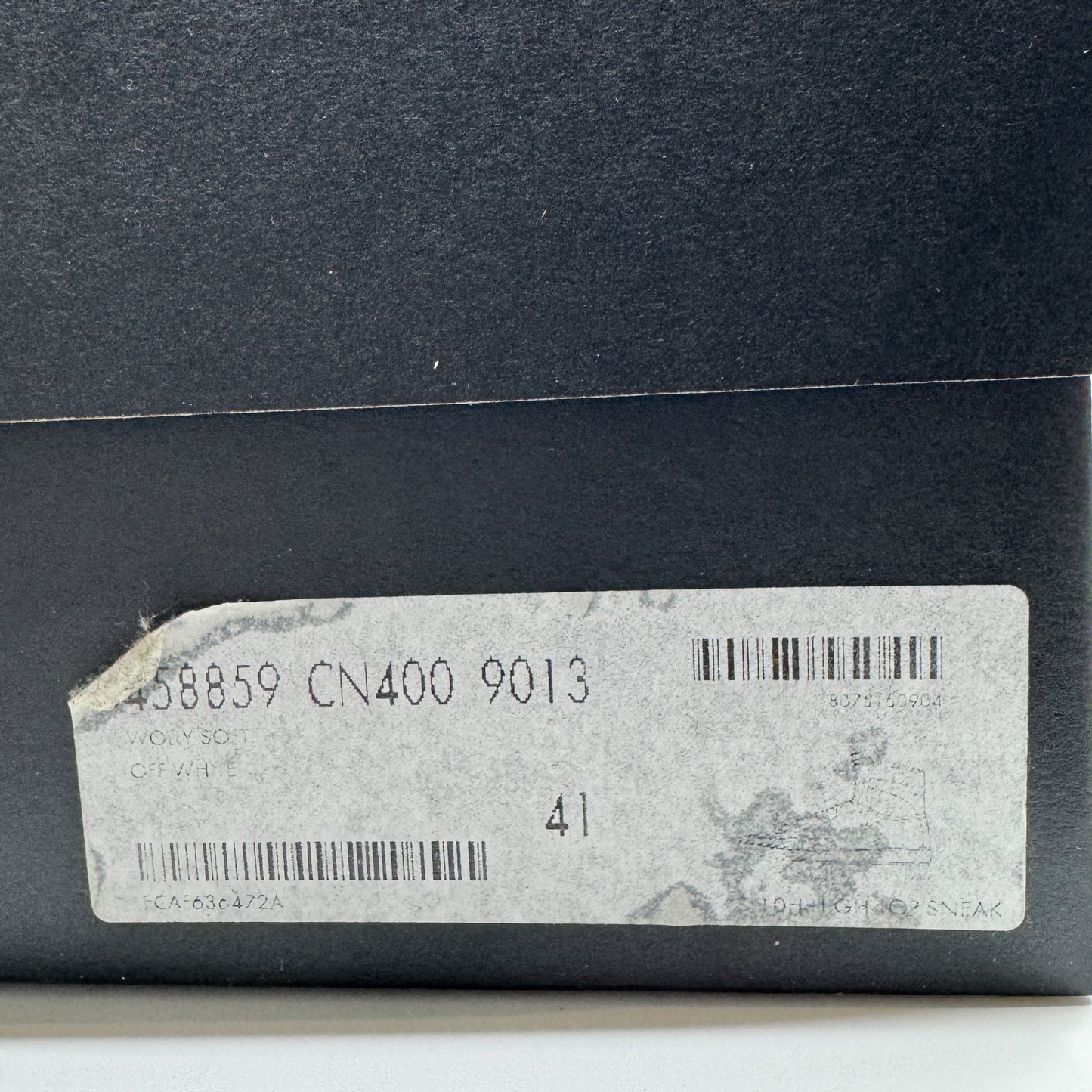 Saint Laurent White Leather Multicolour Sole Sneakers M8 ~ W10 ~ EU41