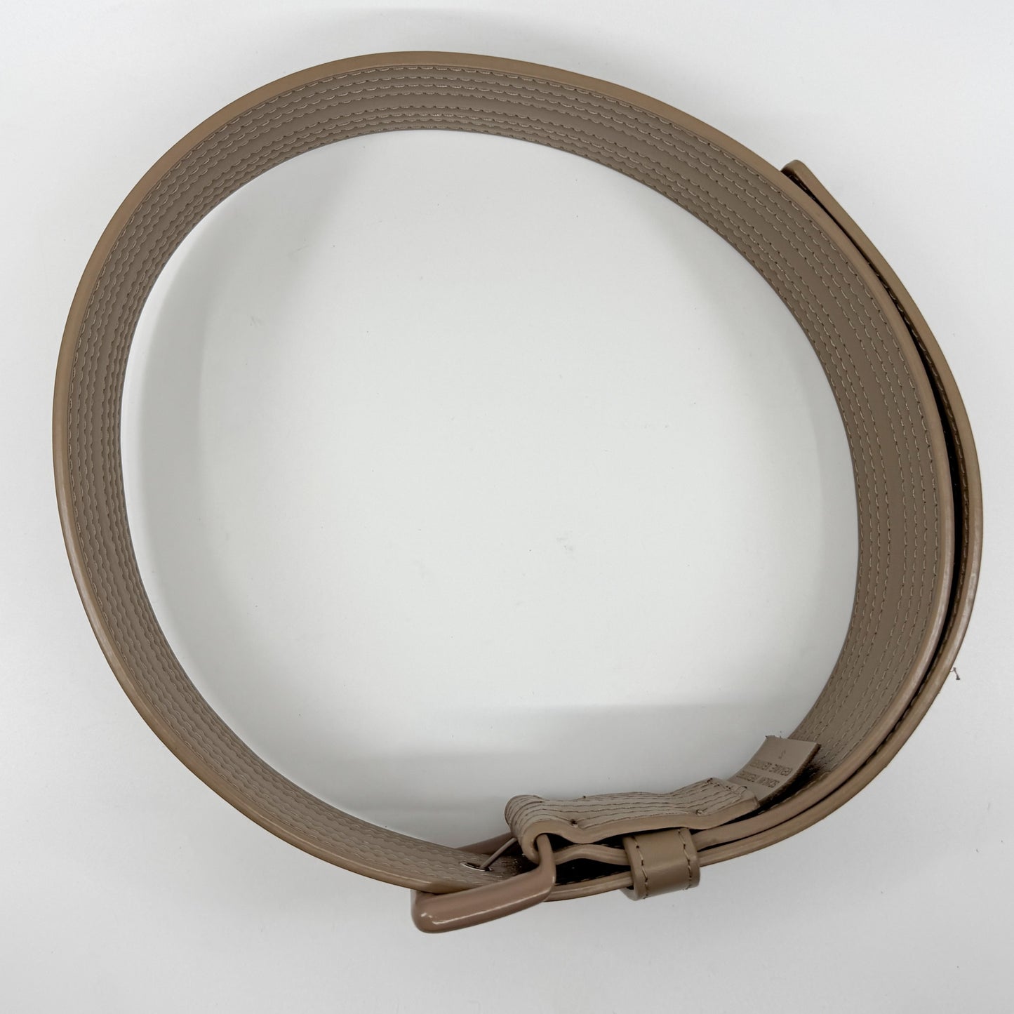 Scanlan Theodore Nude Taupe Wide Leather Belt Small AU8-10