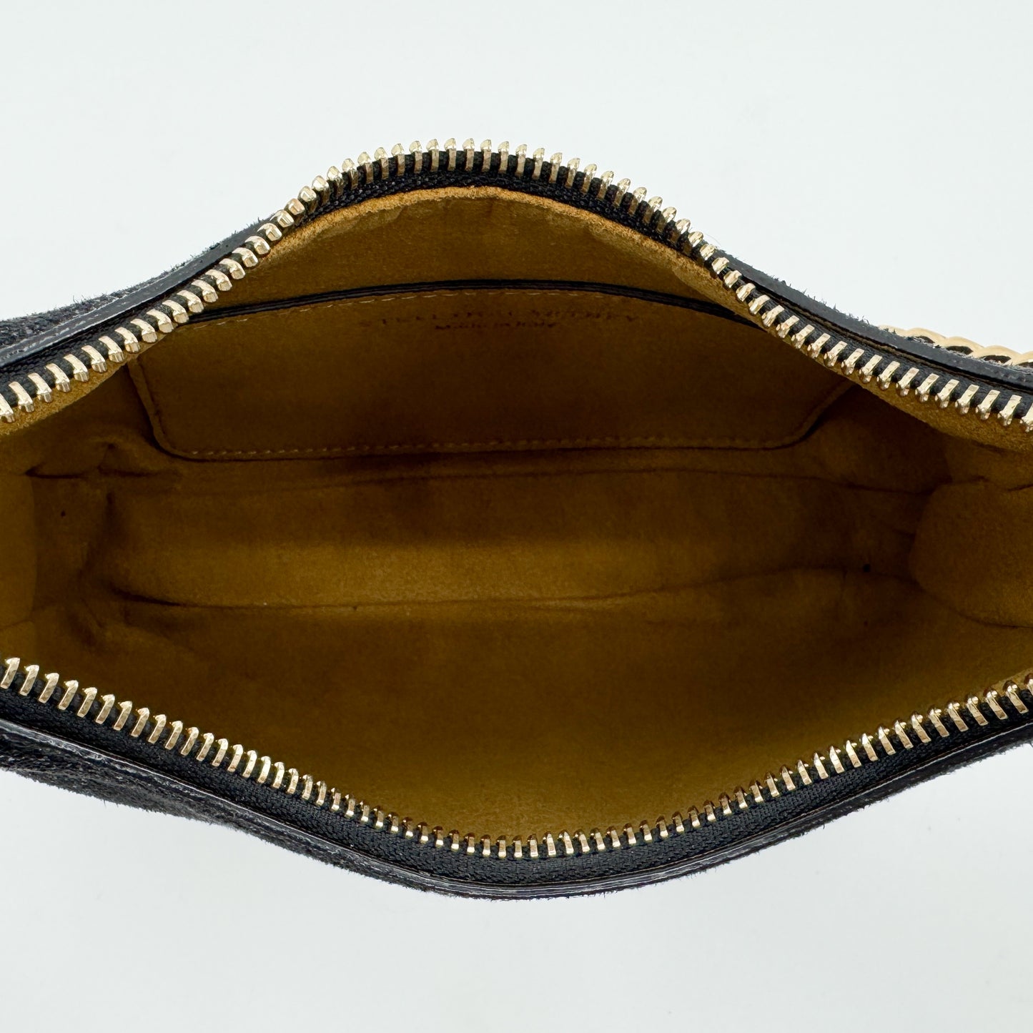 Stella McCartney Black Falabella Zip Mini Shoulder Bag