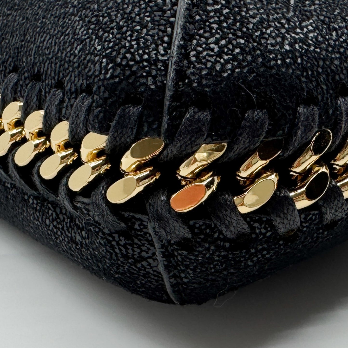 Stella McCartney Black Falabella Zip Mini Shoulder Bag