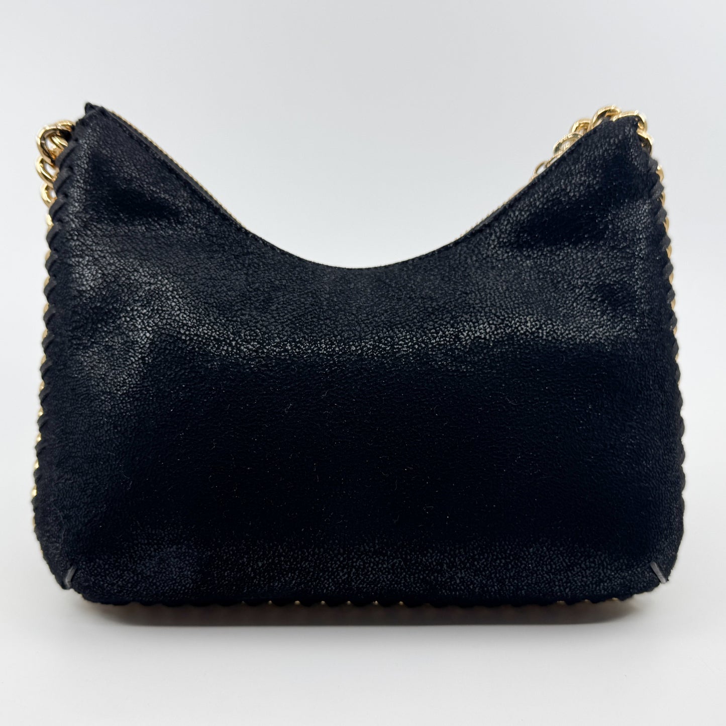 Stella McCartney Black Falabella Zip Mini Shoulder Bag