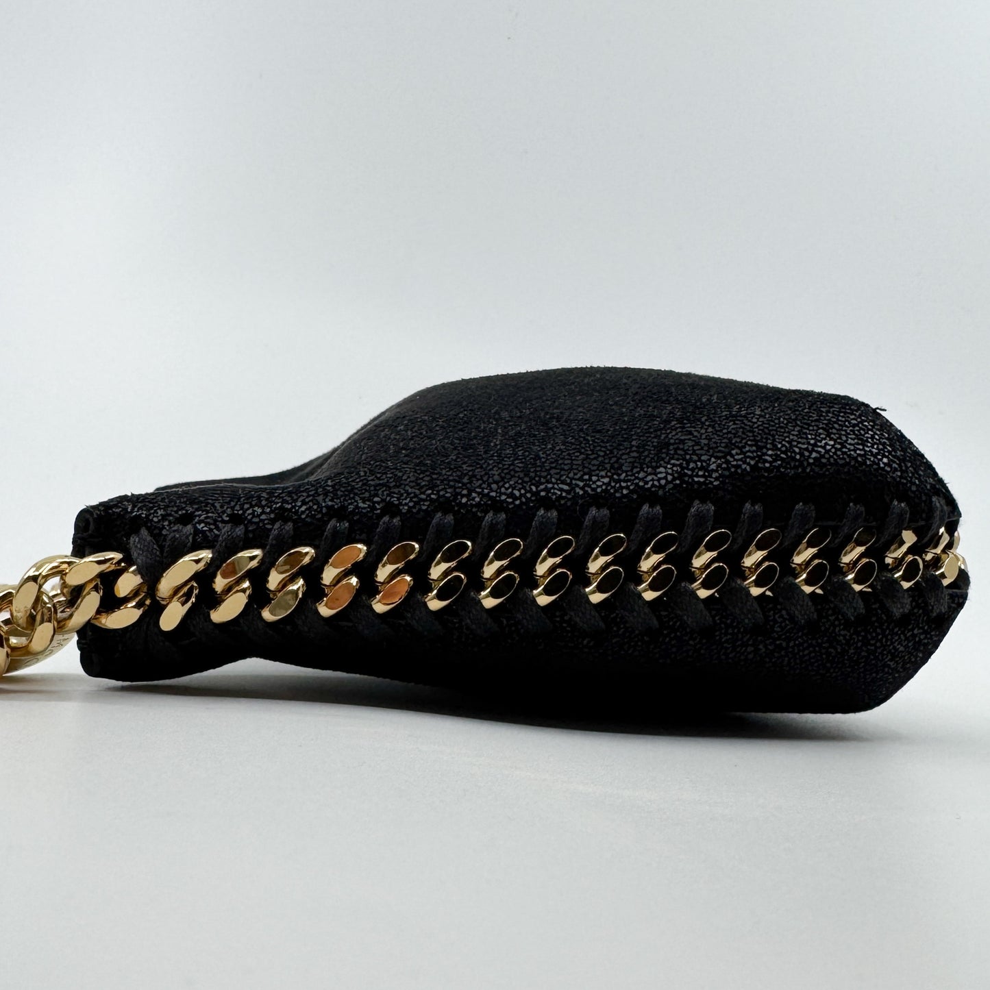 Stella McCartney Black Falabella Zip Mini Shoulder Bag