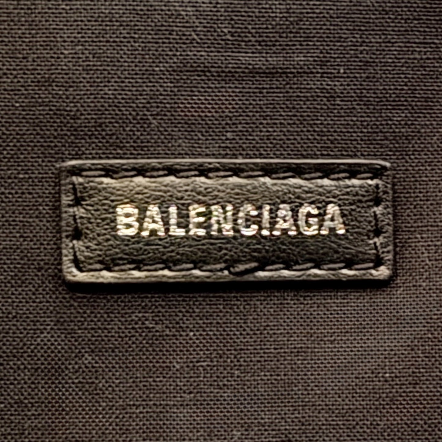 Balenciaga Black Natural Wave Small Bucket Tote Bag