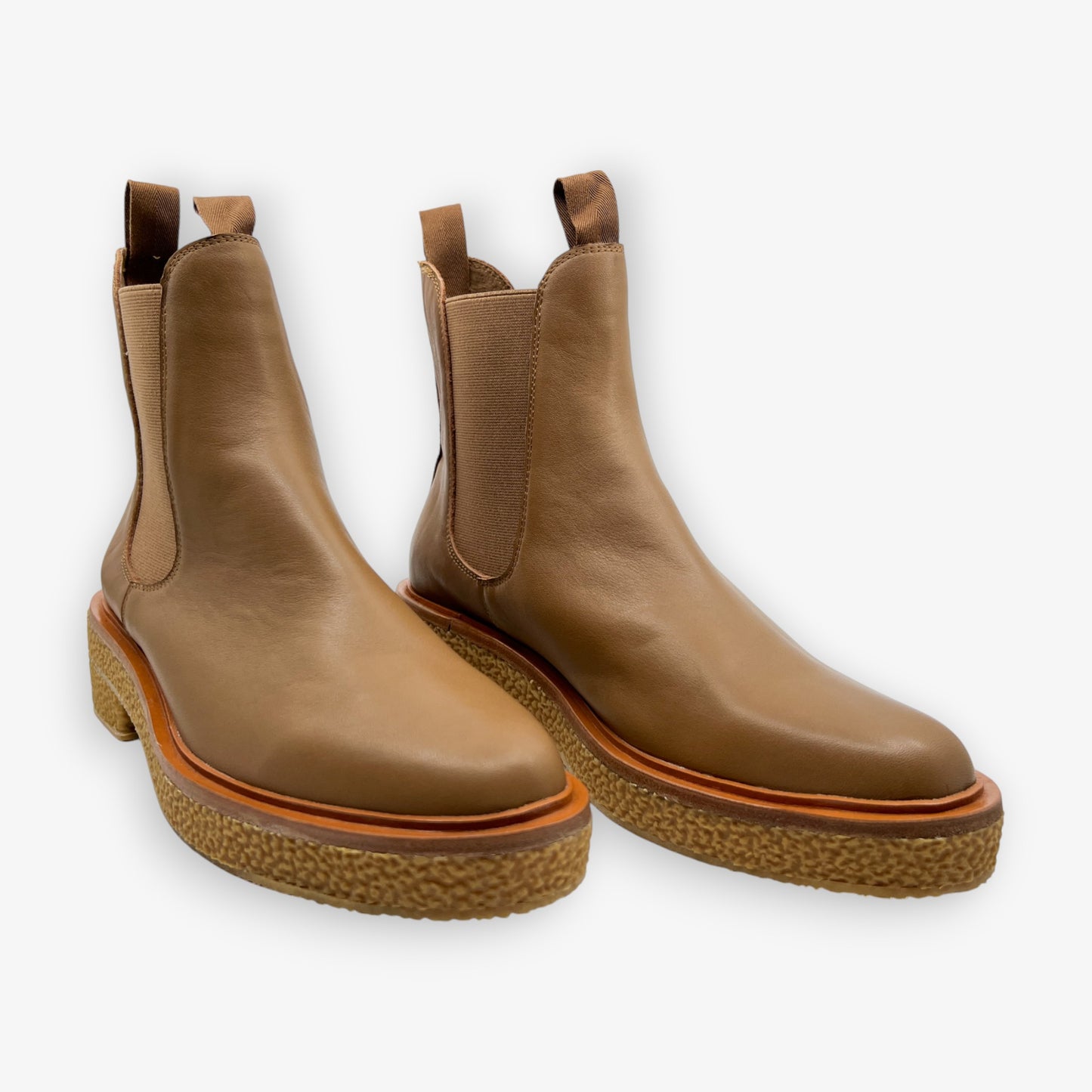 Walnut Melbourne Light Tan Leather Nic Ankle Boots EU41 ~ AU10