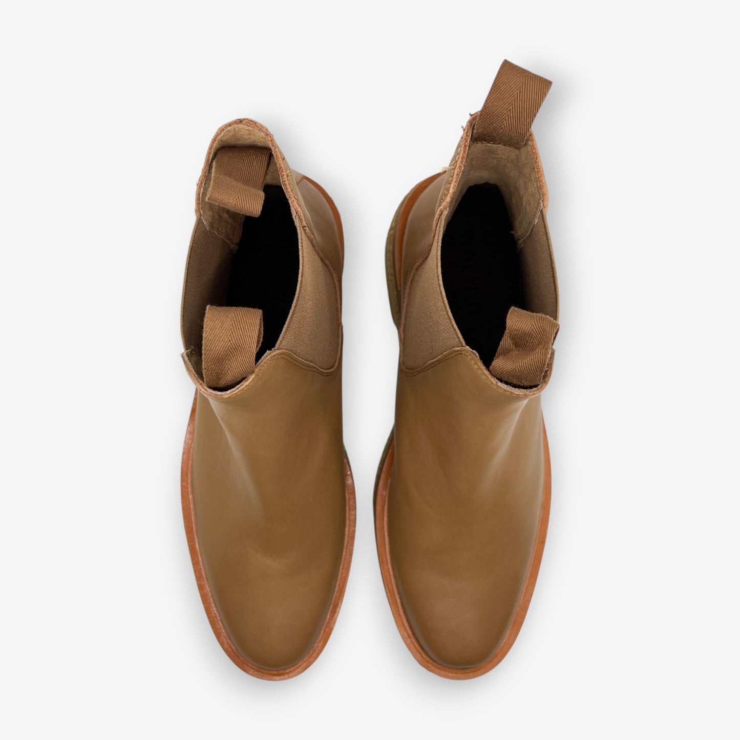 Walnut Melbourne Light Tan Leather Nic Ankle Boots EU41 ~ AU10