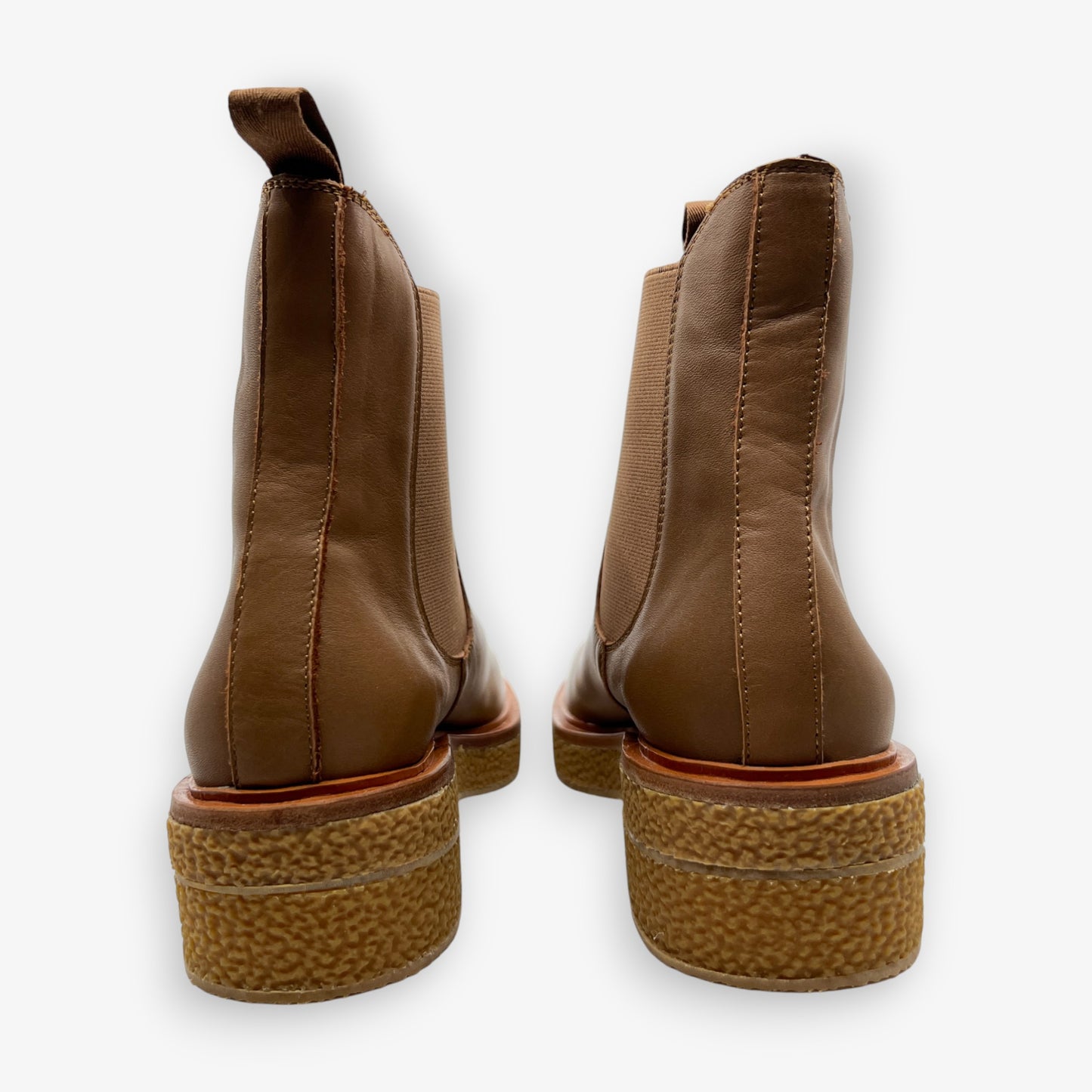 Walnut Melbourne Light Tan Leather Nic Ankle Boots EU41 ~ AU10