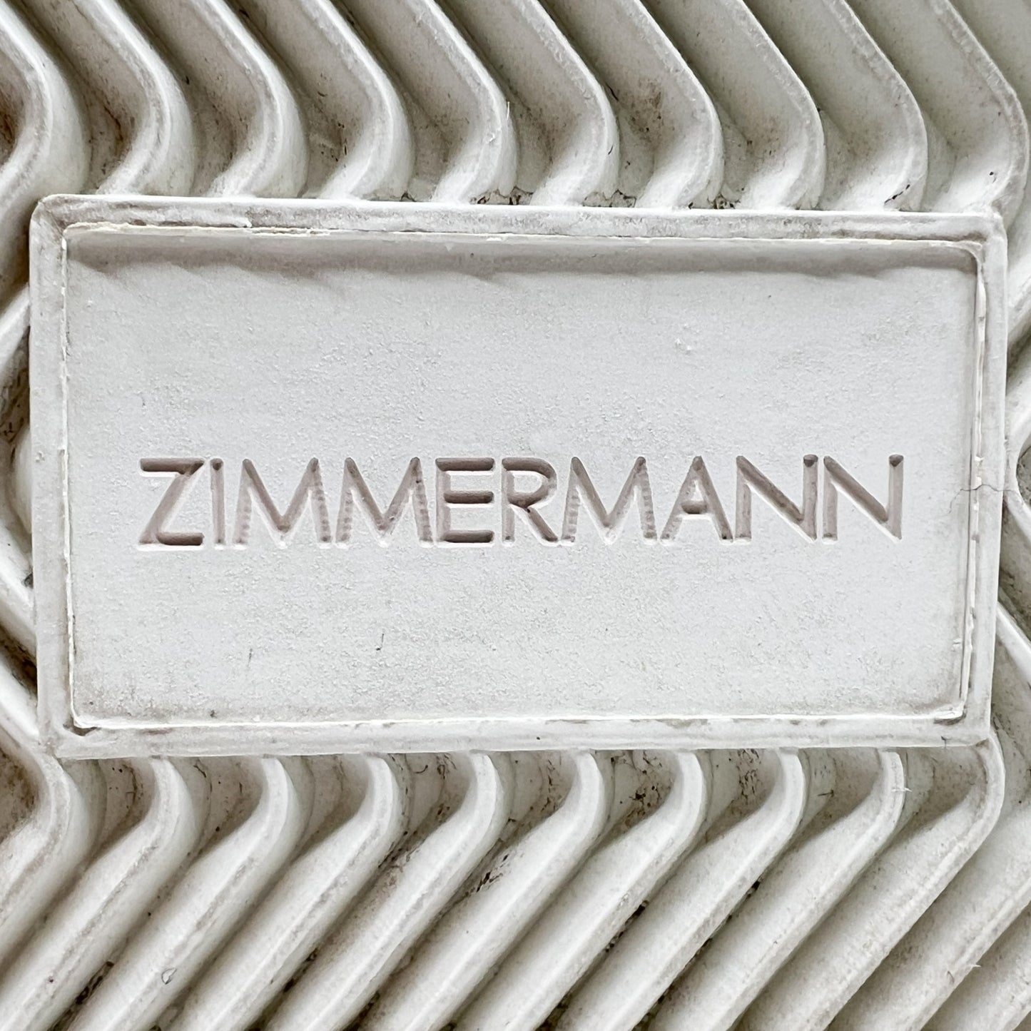 Zimmermann Cream Canvas Twist Embroidered Sneakers EU38 ~ AU7