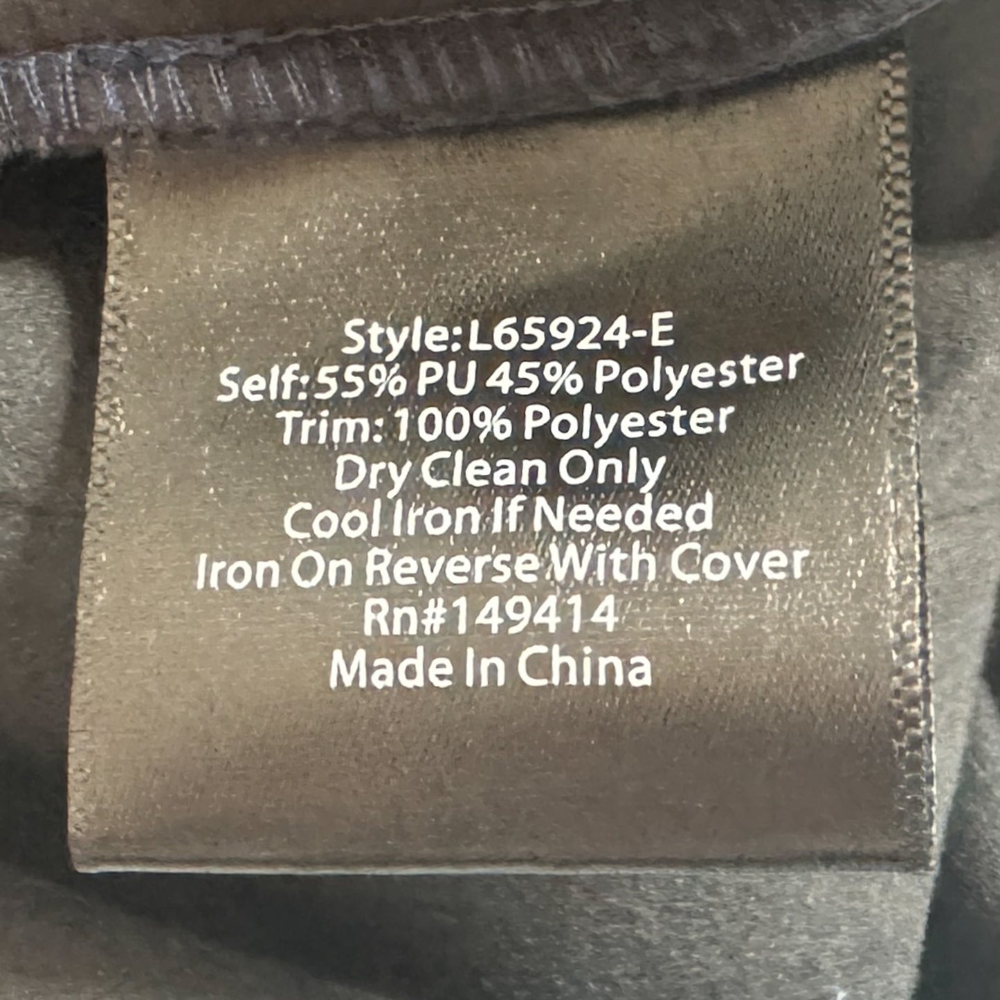 Johnny Was Navy Blue Vegan Leather Addy Pants W31 ~ AU12 [NEW]