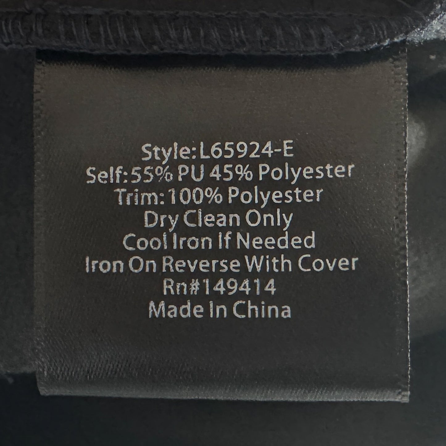 Johnny Was Navy Blue Vegan Leather Addy Pants W32 ~ AU14 [NEW]