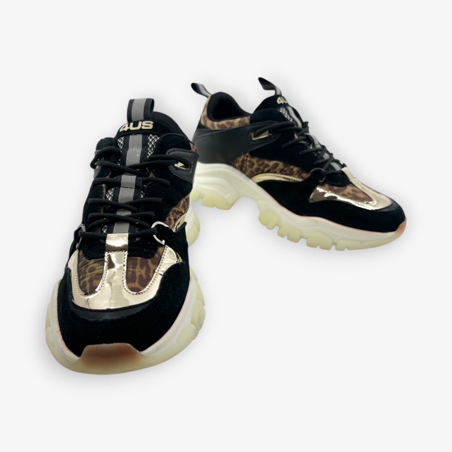 Cesare Paciotti 4US Black Mirror Sneaker [BB7040] EU40 ~ AU9