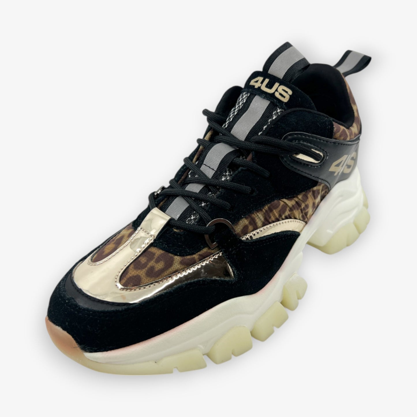 Cesare Paciotti 4US Black Mirror Sneaker [BB7040] EU40 ~ AU9