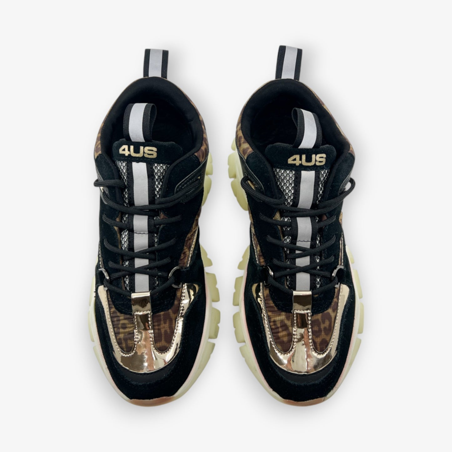 Cesare Paciotti 4US Black Mirror Sneaker [BB7040] EU40 ~ AU9