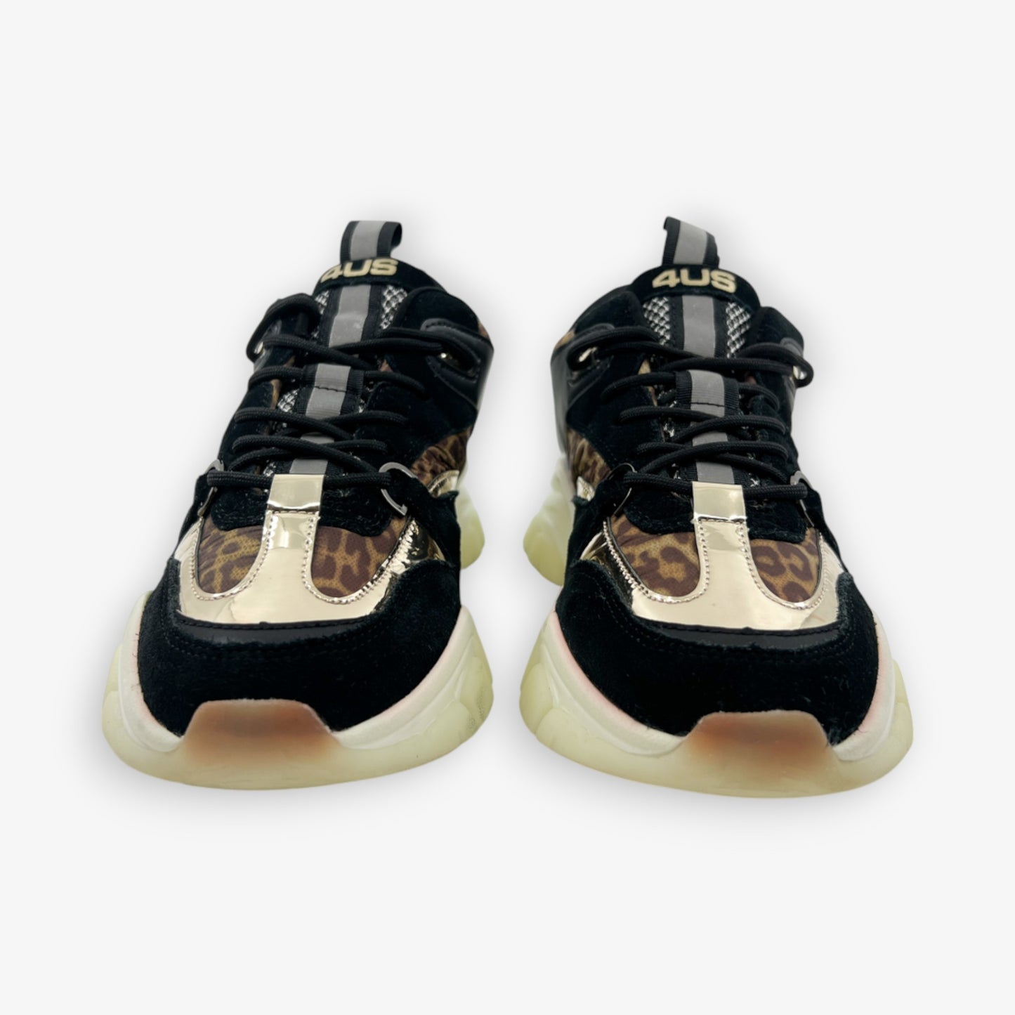 Cesare Paciotti 4US Black Mirror Sneaker [BB7040] EU40 ~ AU9