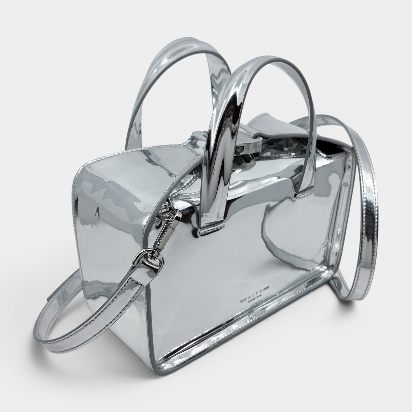 1017 ALYX 9SM Silver Mirror Brie Crossbody Satchel Bag