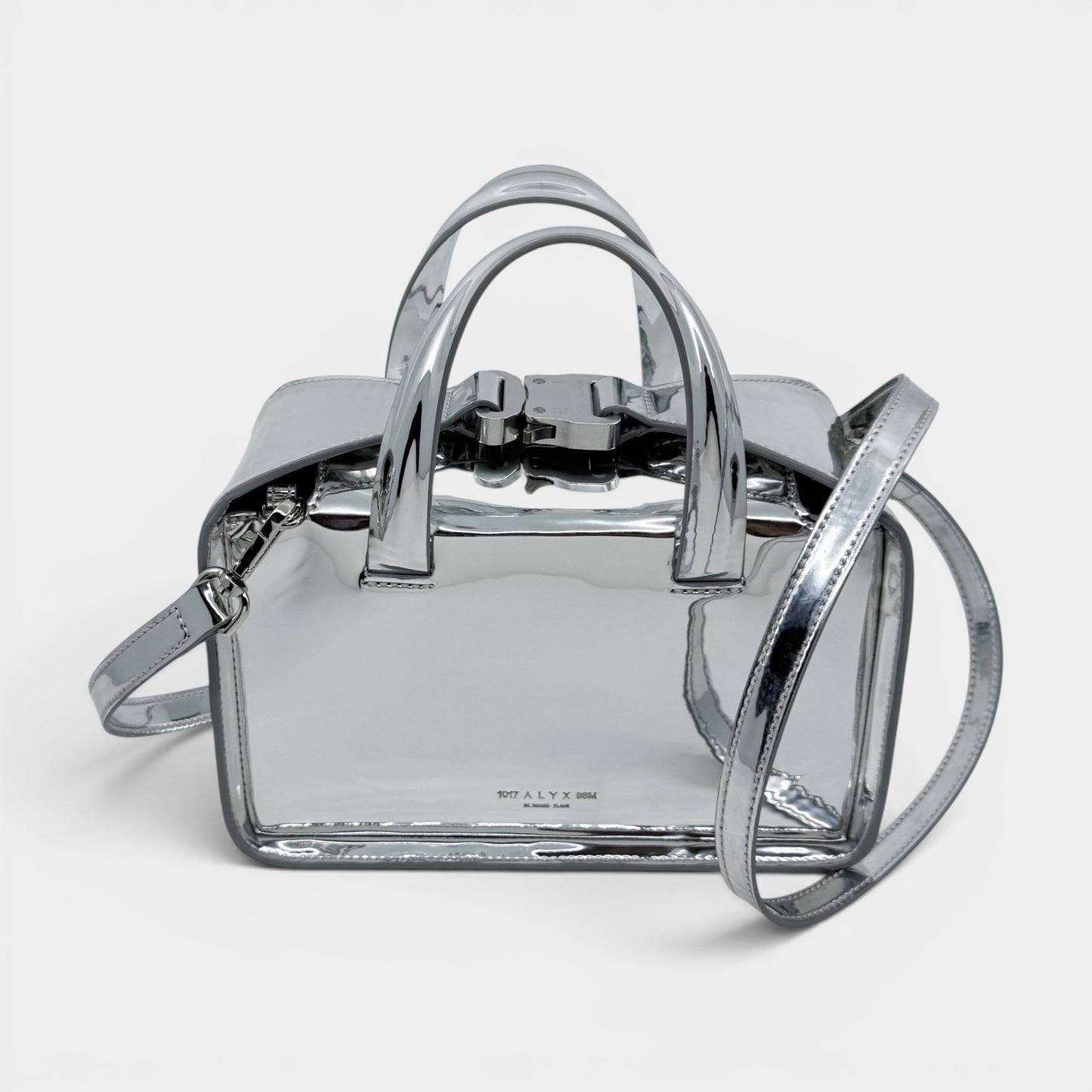 1017 ALYX 9SM Silver Mirror Brie Crossbody Satchel Bag
