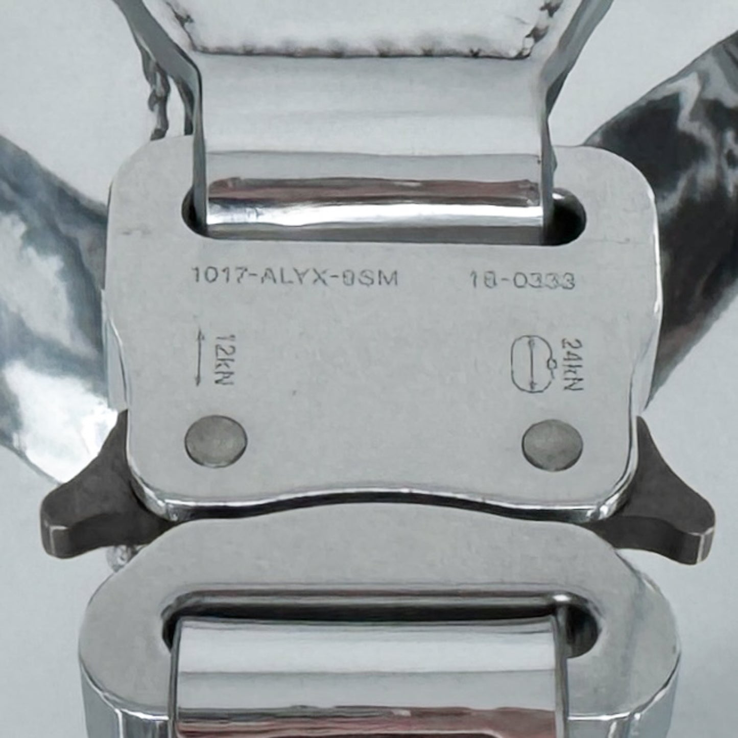 1017 ALYX 9SM Silver Mirror Brie Crossbody Satchel Bag