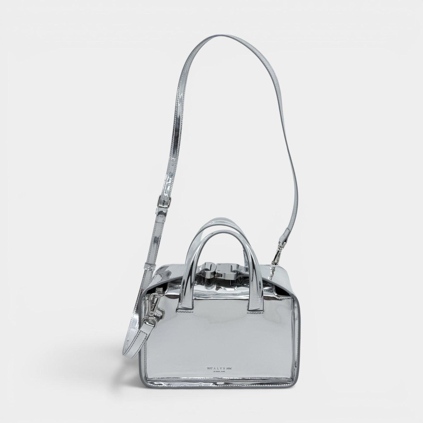 1017 ALYX 9SM Silver Mirror Brie Crossbody Satchel Bag