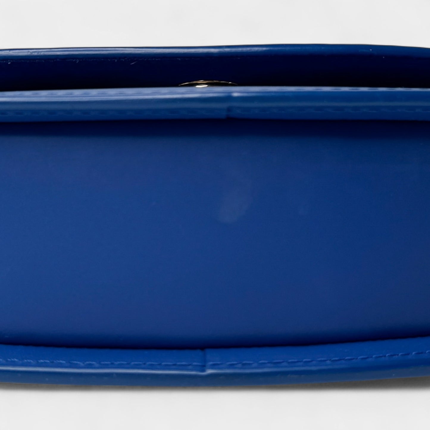 APC Bright Blue Leather Mini Geneve Crossbody Bag