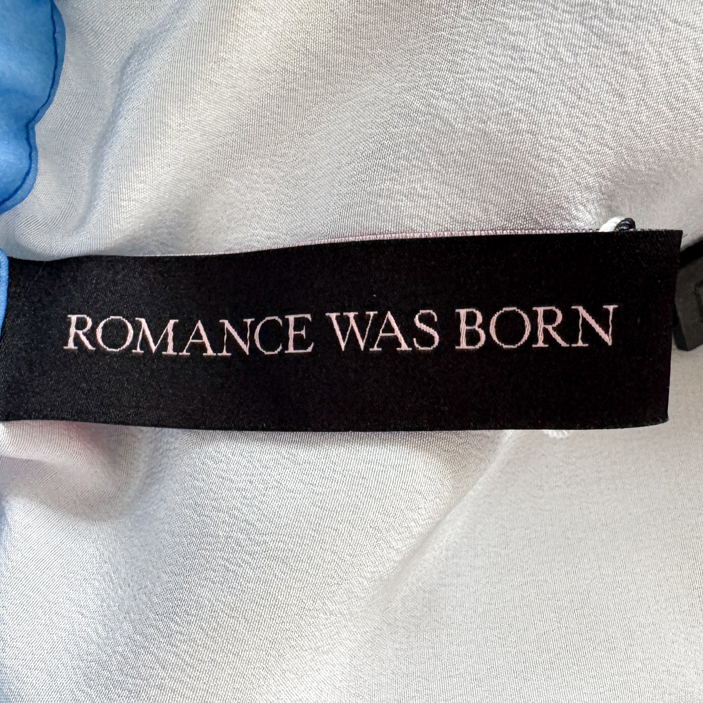 Romance Was Born X Samuel Hodge Blue Petit Palais Print Skirt AU14 [NEW]