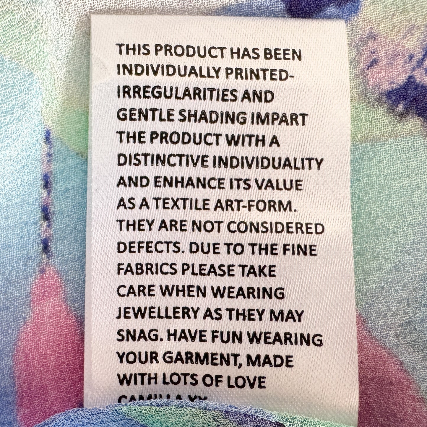 Camilla Threads of Cosmos Purple Silk Kimono Cardi Cape One Size [NEW]