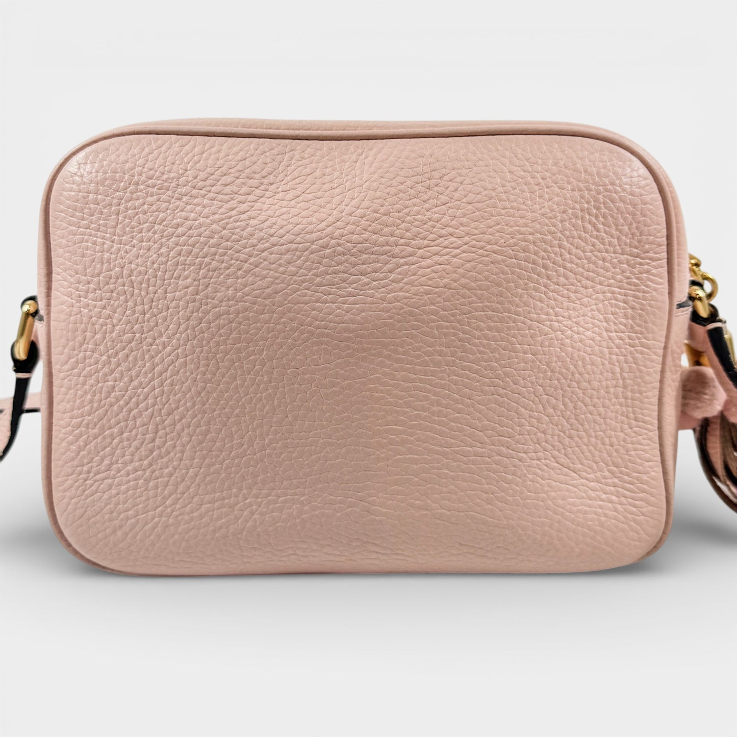 Dolce & Gabbana GLAM Pink Leather Tassel Crossbody Bag