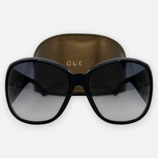 Gucci Black Square GG Logo Sunglasses GG 3027/S