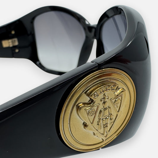 Gucci Black Square GG Logo Sunglasses GG 3027/S