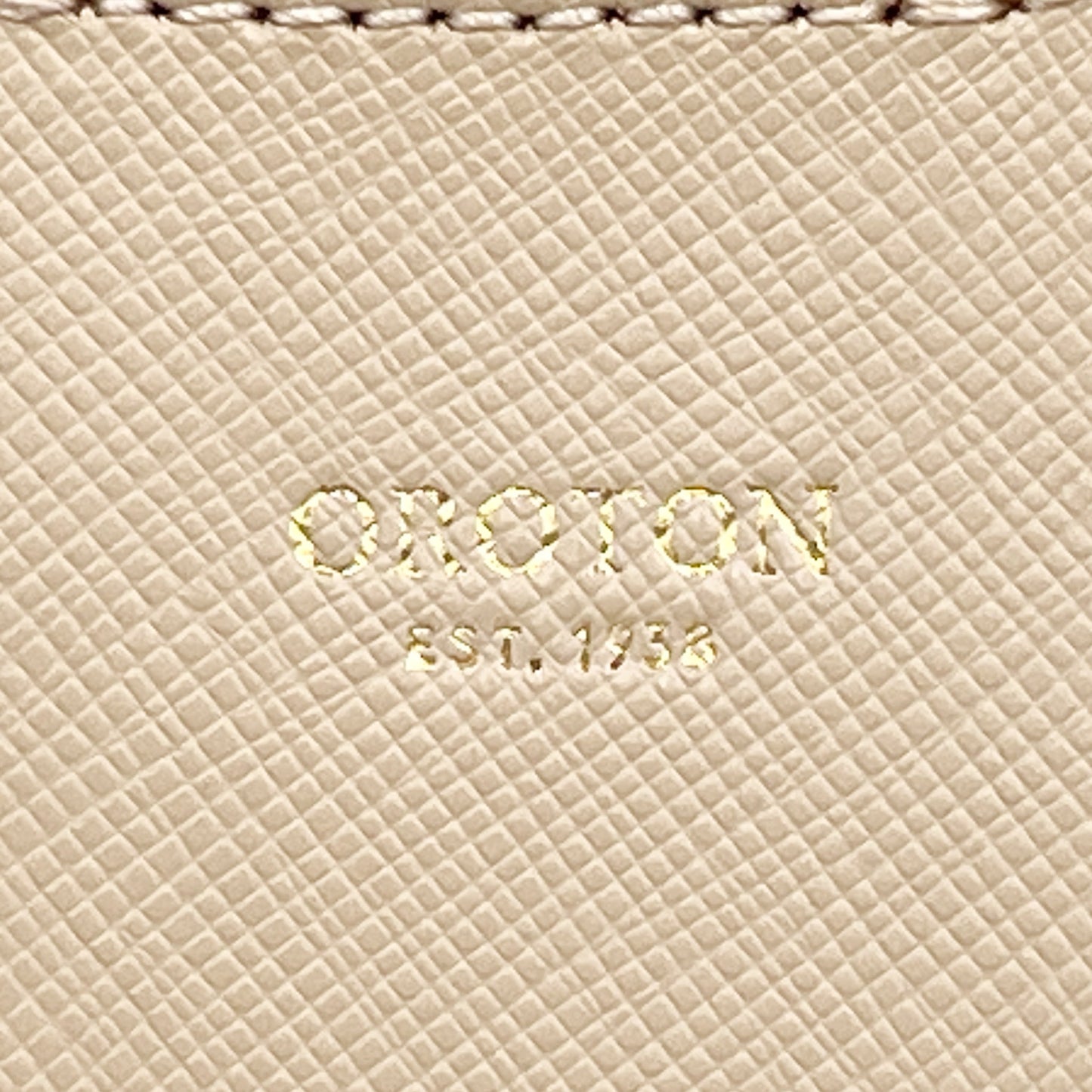 Oroton Beige Saffiano Leather Harriet Medium Tote Bag [NEW]