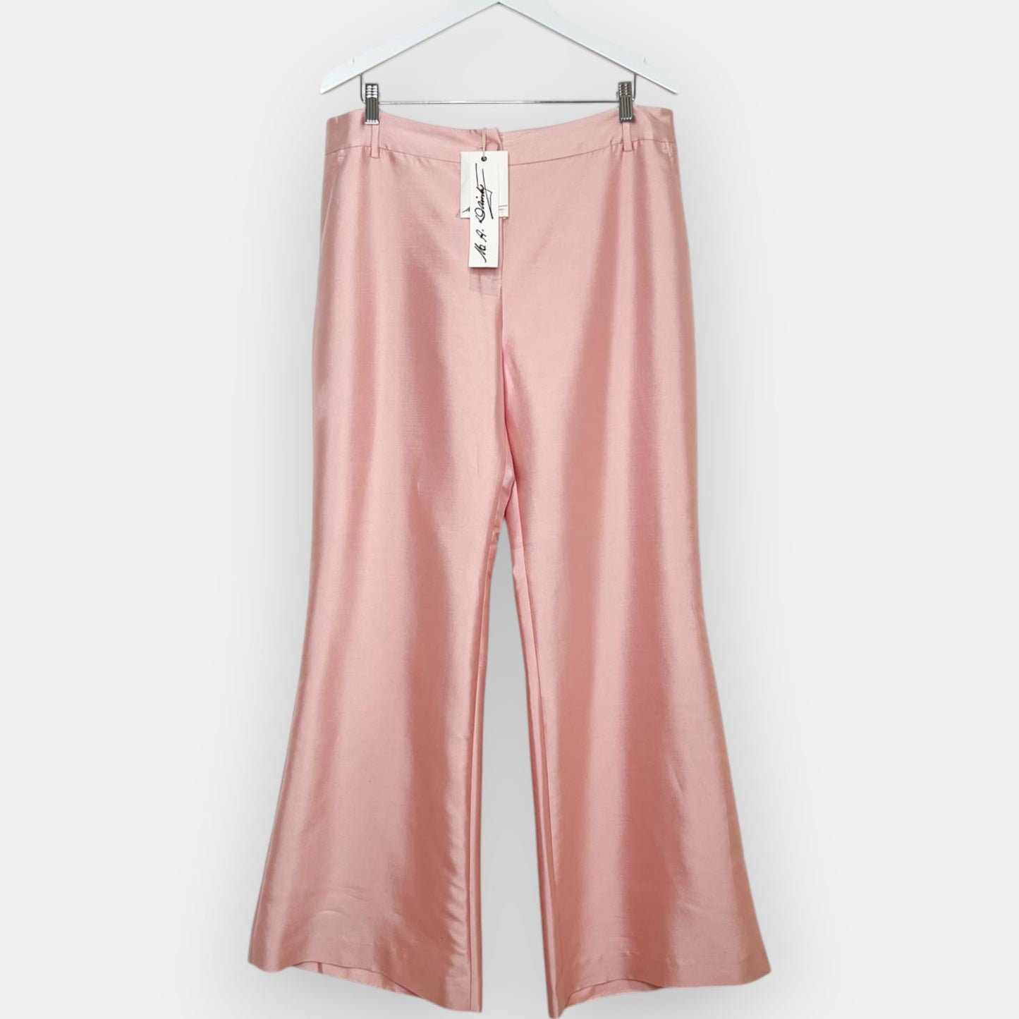 M.A. Dainty Pink Satin Flared Agora Pants AU16 [NEW]