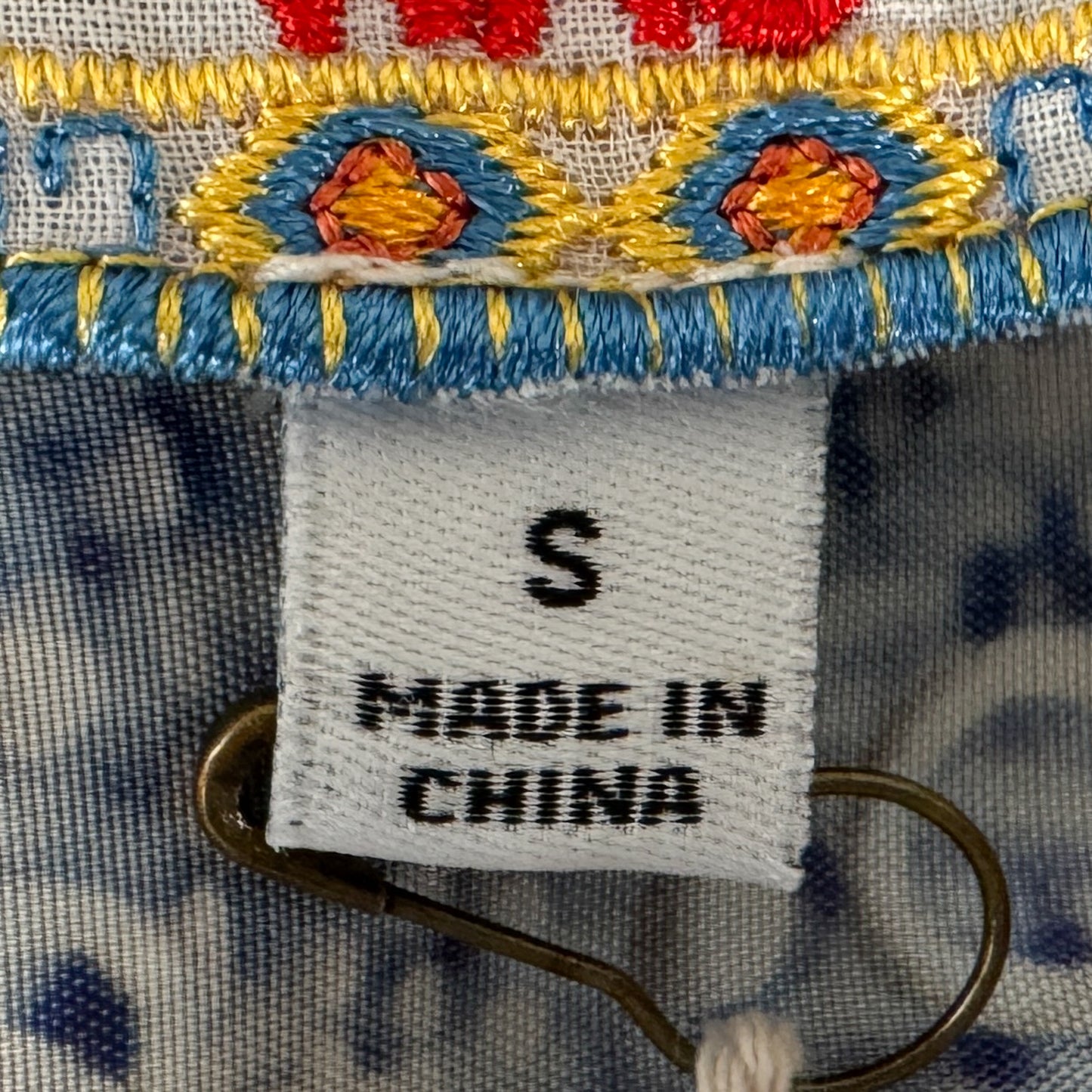 Johnny Was 'Dolce' Boho Light Blue Kimono Jacket Small [NEW]