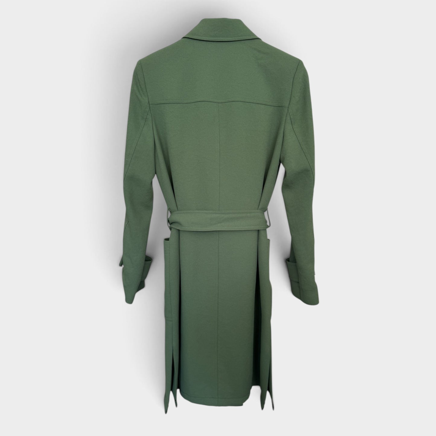 SABA Green Dharma Belted Trench Coat AU8 ~ Small