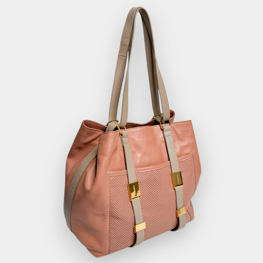 See By Chloe Blush Pink Leather Medium Tote Bag