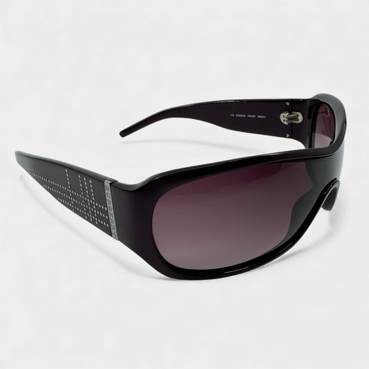 Burberry Deep Burgundy Wrap Around Sunglasses B 8482/S