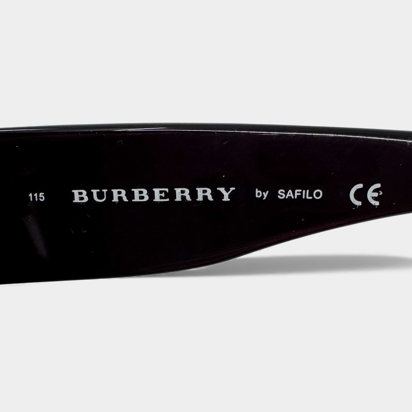 Burberry Deep Burgundy Wrap Around Sunglasses B 8482/S