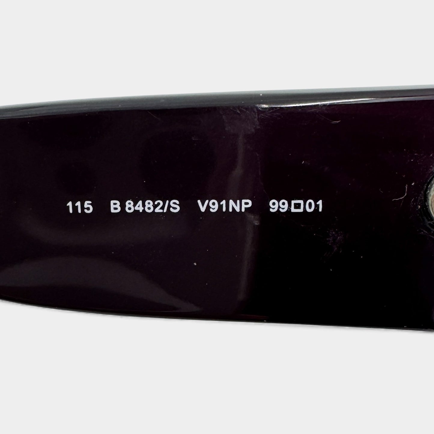 Burberry Deep Burgundy Wrap Around Sunglasses B 8482/S